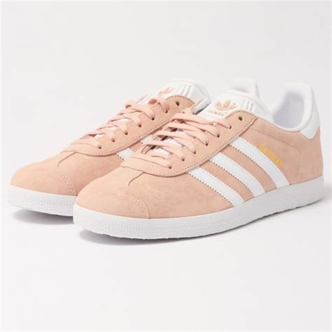 pink adidas gazelle suede.